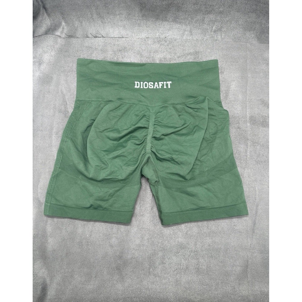 Diosafit Women's High Waisted Radiant Short Shorts In Forest/Green